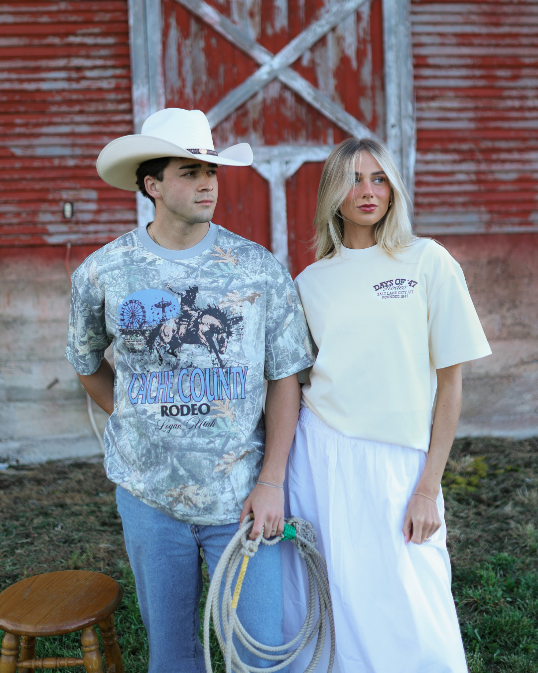 Cache County Rodeo Camo Tee