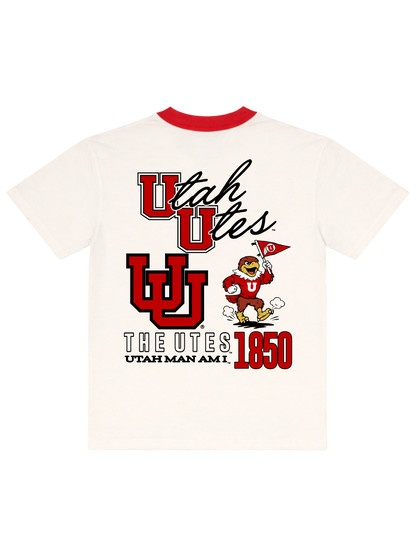Utah - Utes Ringer Tee