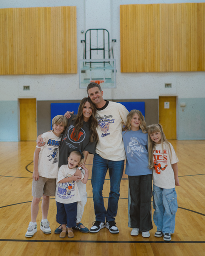 Youth Swoop Hoops Tee