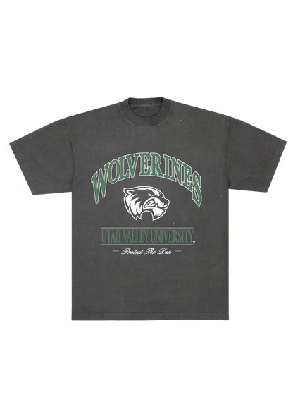 Utah Valley - Vtg Black Tee