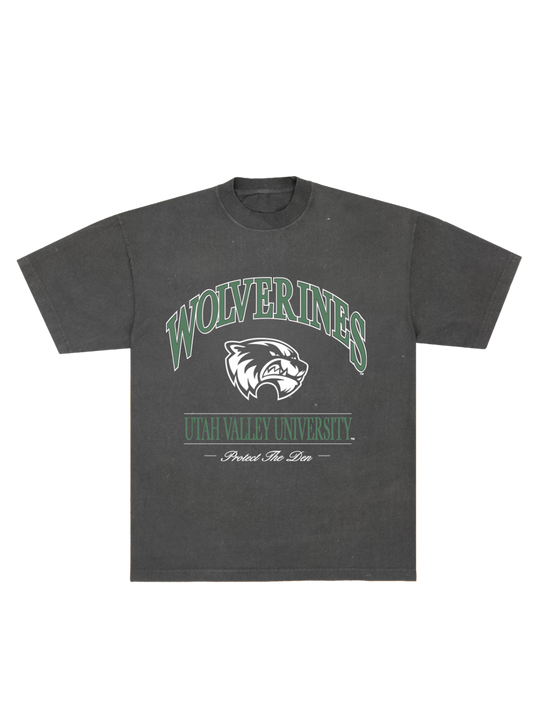Utah Valley - Vtg Black Tee