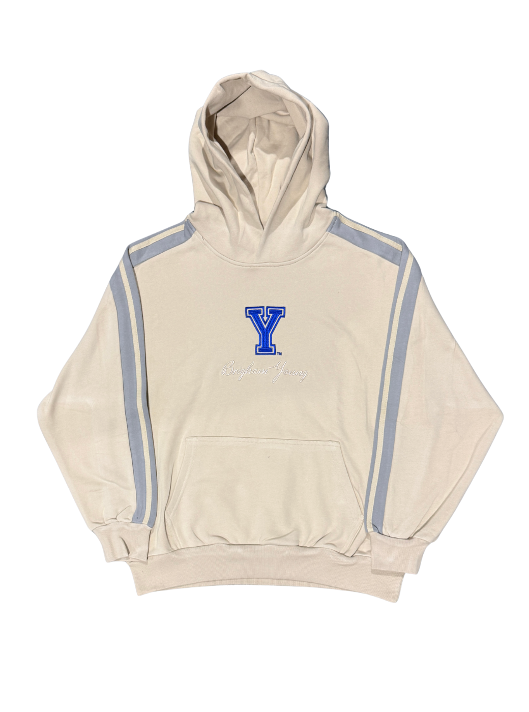 BYU - Striped Stitch Hoodie