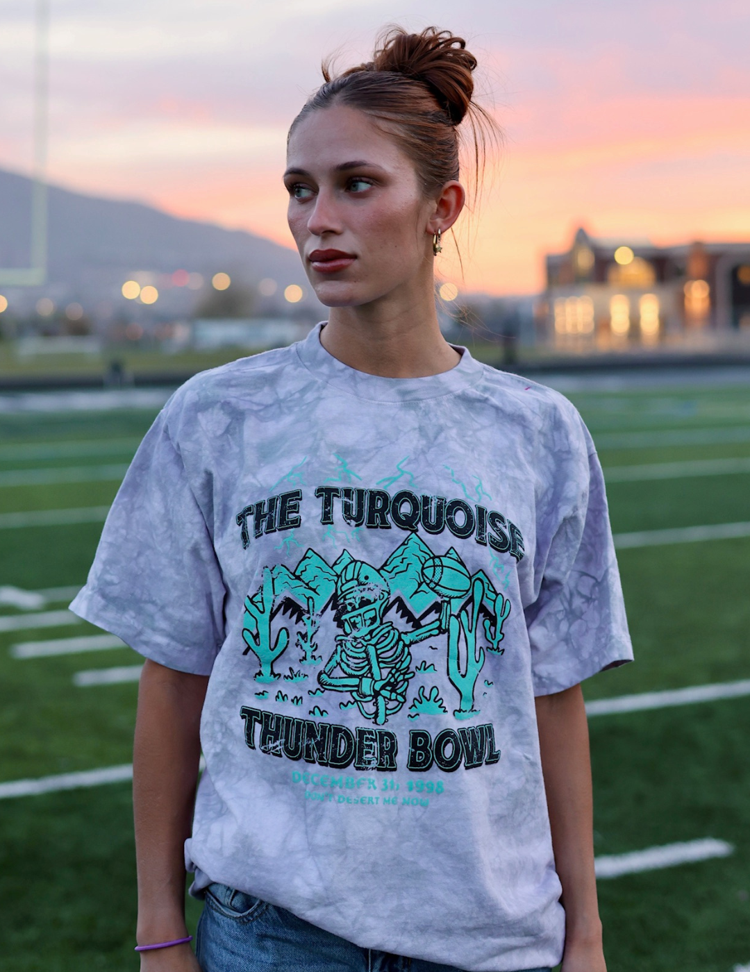 Turquoise Thunder Bowl - Short Sleeve