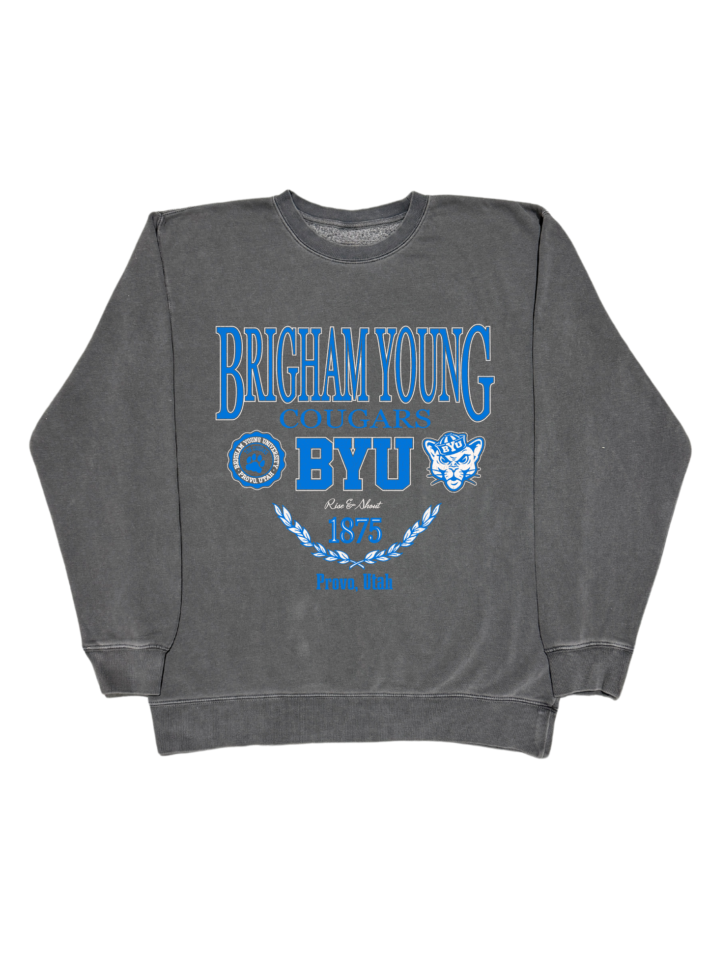 BYU - Vintage Black Crew