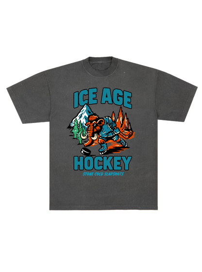 Ice Age Hockey - Black Tee