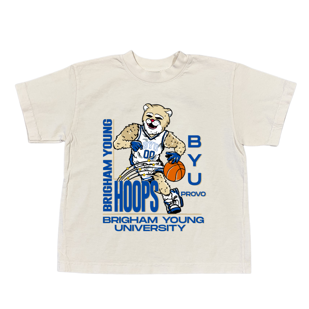 Youth Cougs Hoops Tee