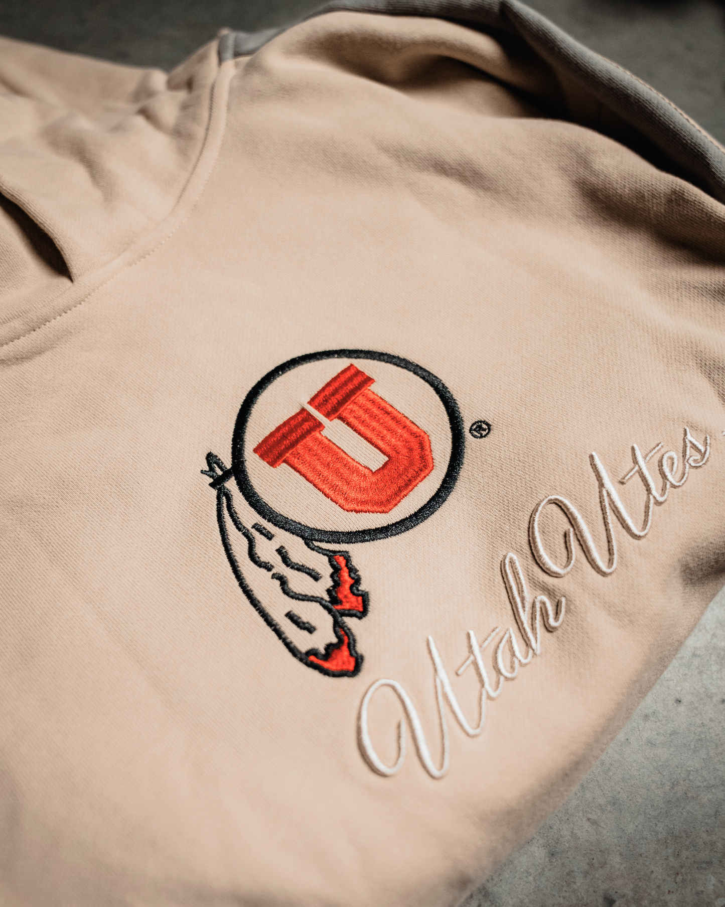 Utah - Striped Stitch Hoodie