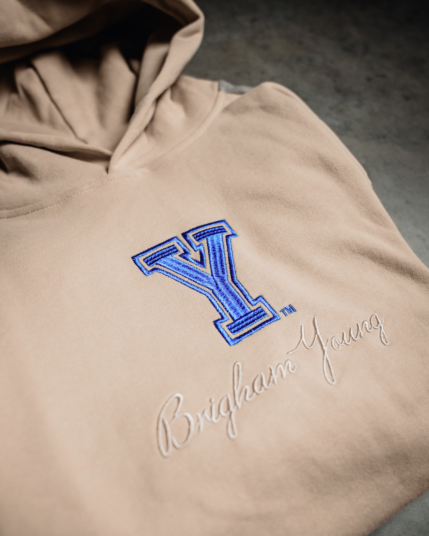 BYU - Striped Stitch Hoodie
