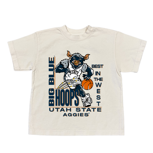 Youth Big Blue Hoops Tee