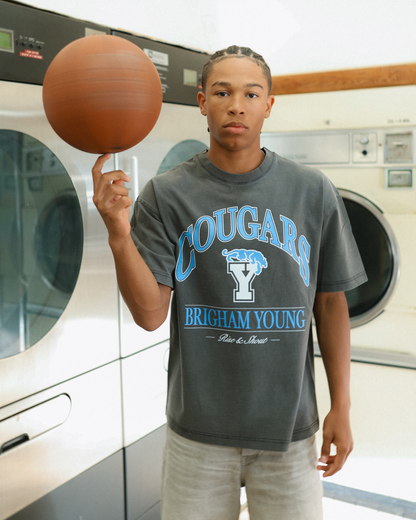 BYU - Vtg Black Tee