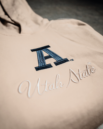 USU - Striped Stitch Hoodie