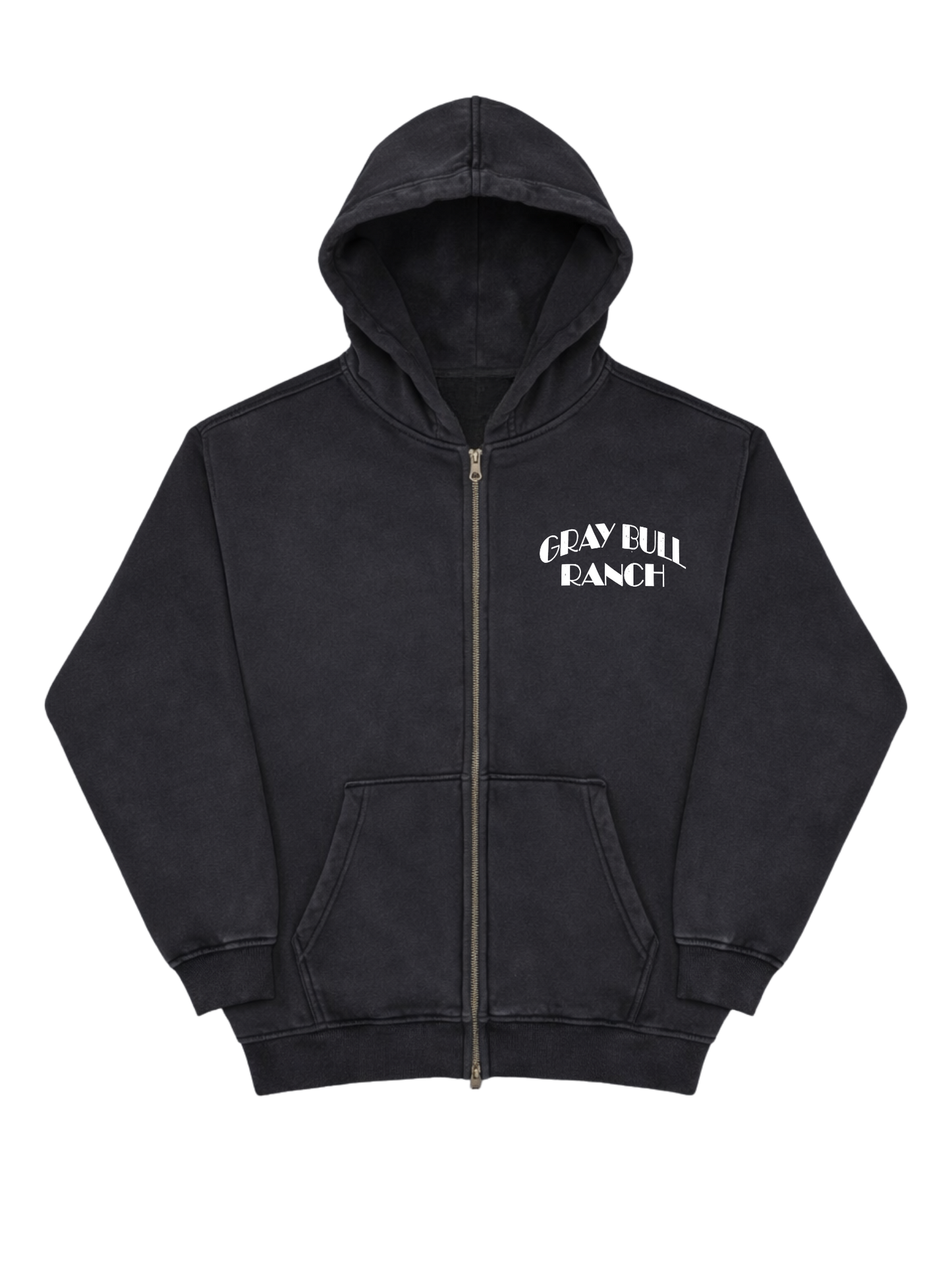 Gray Bull Ranch -  Classic Zip - Black