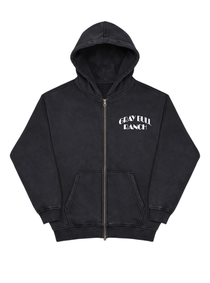 Gray Bull Ranch -  Classic Zip - Black