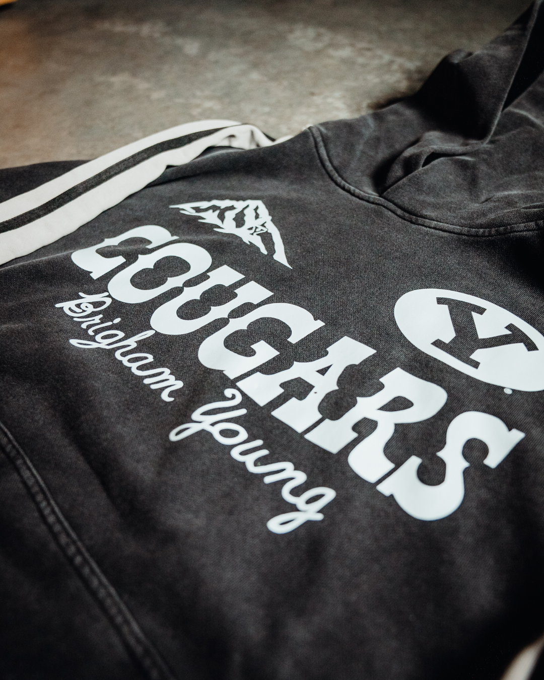 BYU - Striped Hoodie - Western