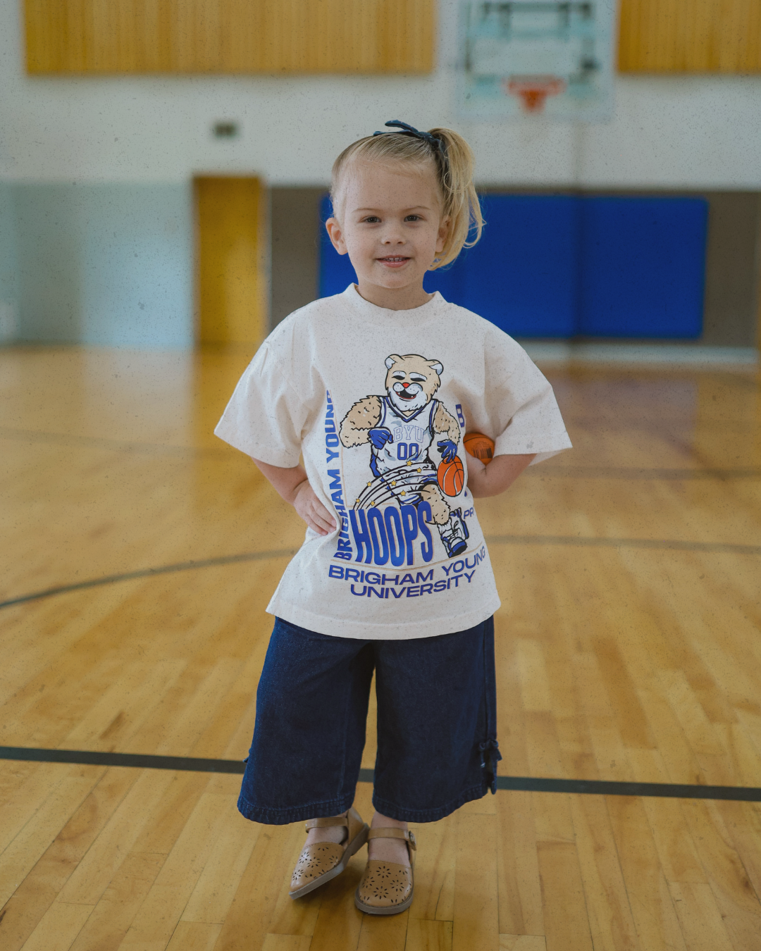 Youth Cougs Hoops Tee