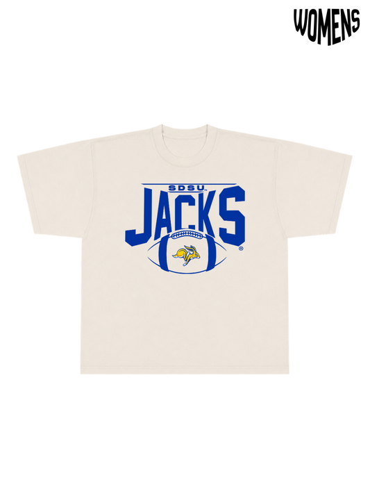 South Dakota 80's Football Tee - Womens