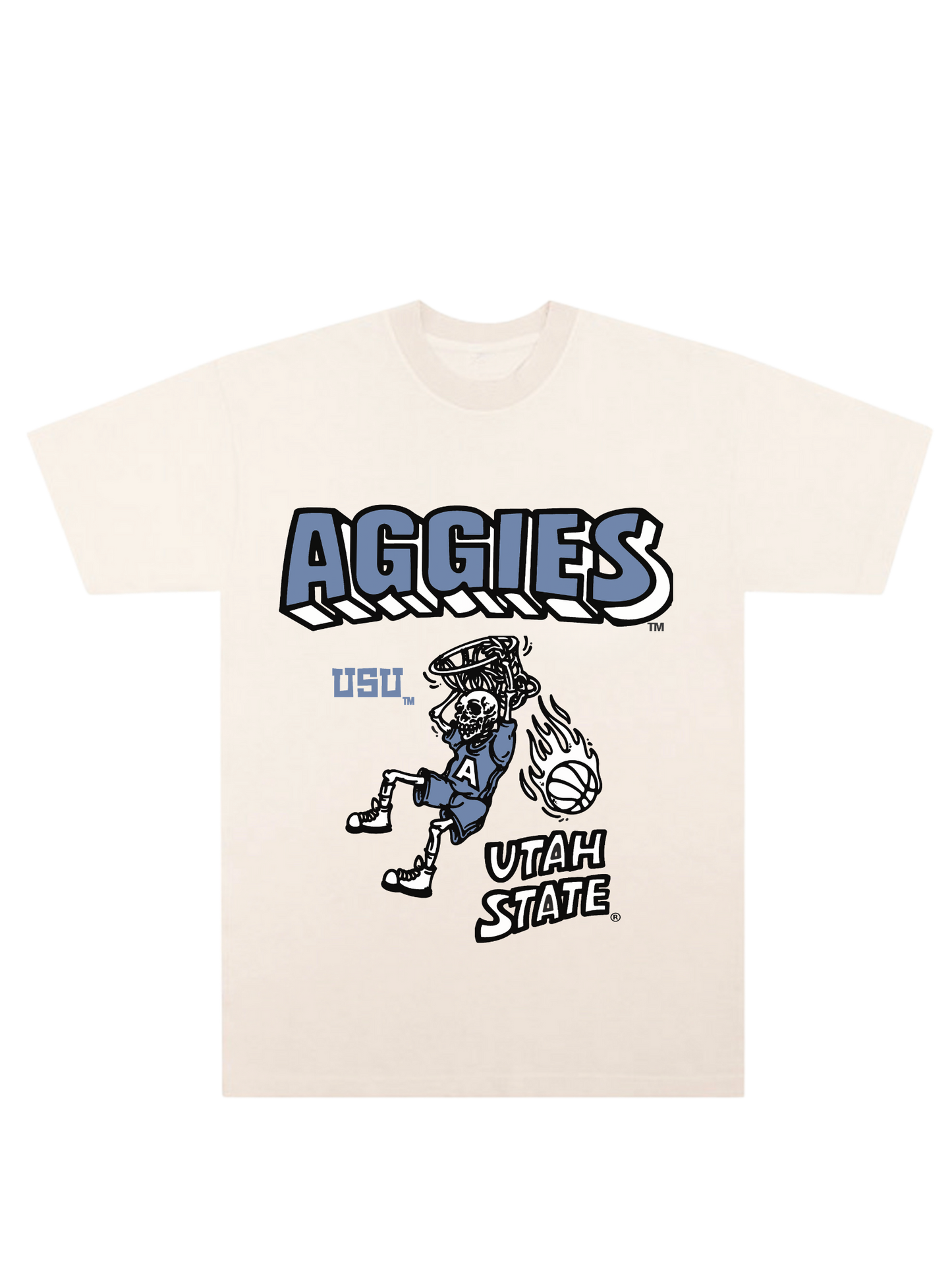 USU- Skeleton Tee