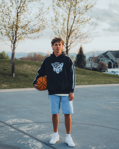 BYU - Striped Hoodie - Sailor Coug