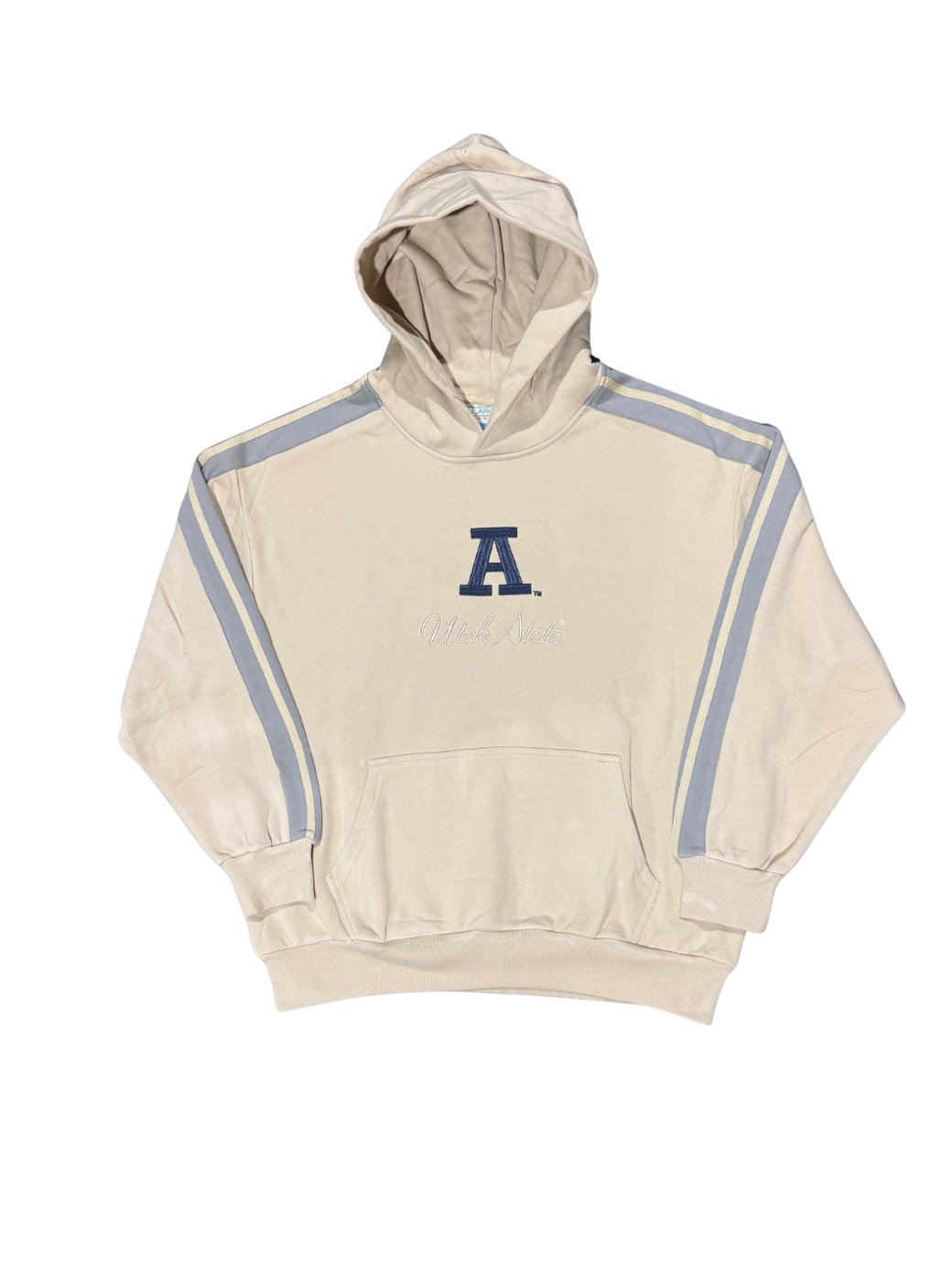 USU - Striped Stitch Hoodie