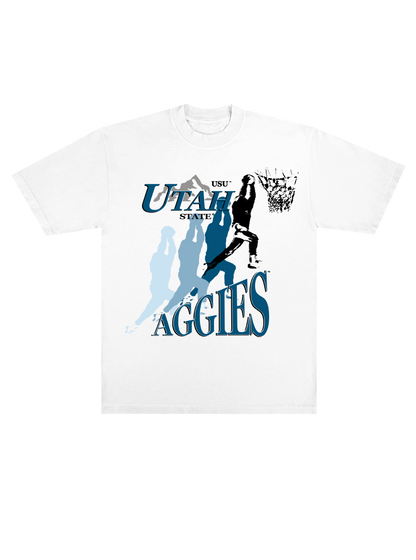 USU - Vintage Hoops Tee