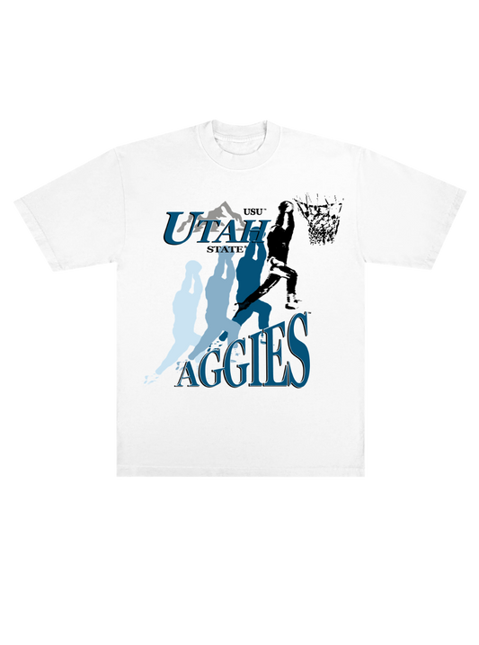 USU - Vintage Hoops Tee