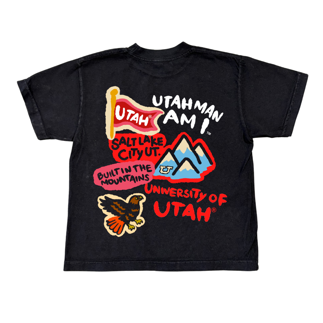 Youth Utah Paint Tee