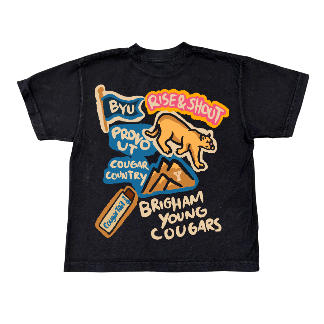 Youth BYU Paint Tee