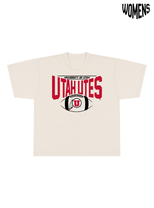 Utah 80's Football Tee - Womens