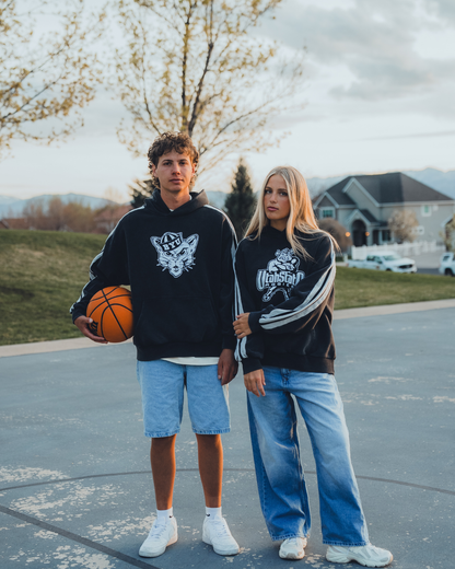 BYU - Striped Hoodie - Sailor Coug