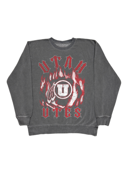 Utah - Flames Crewneck
