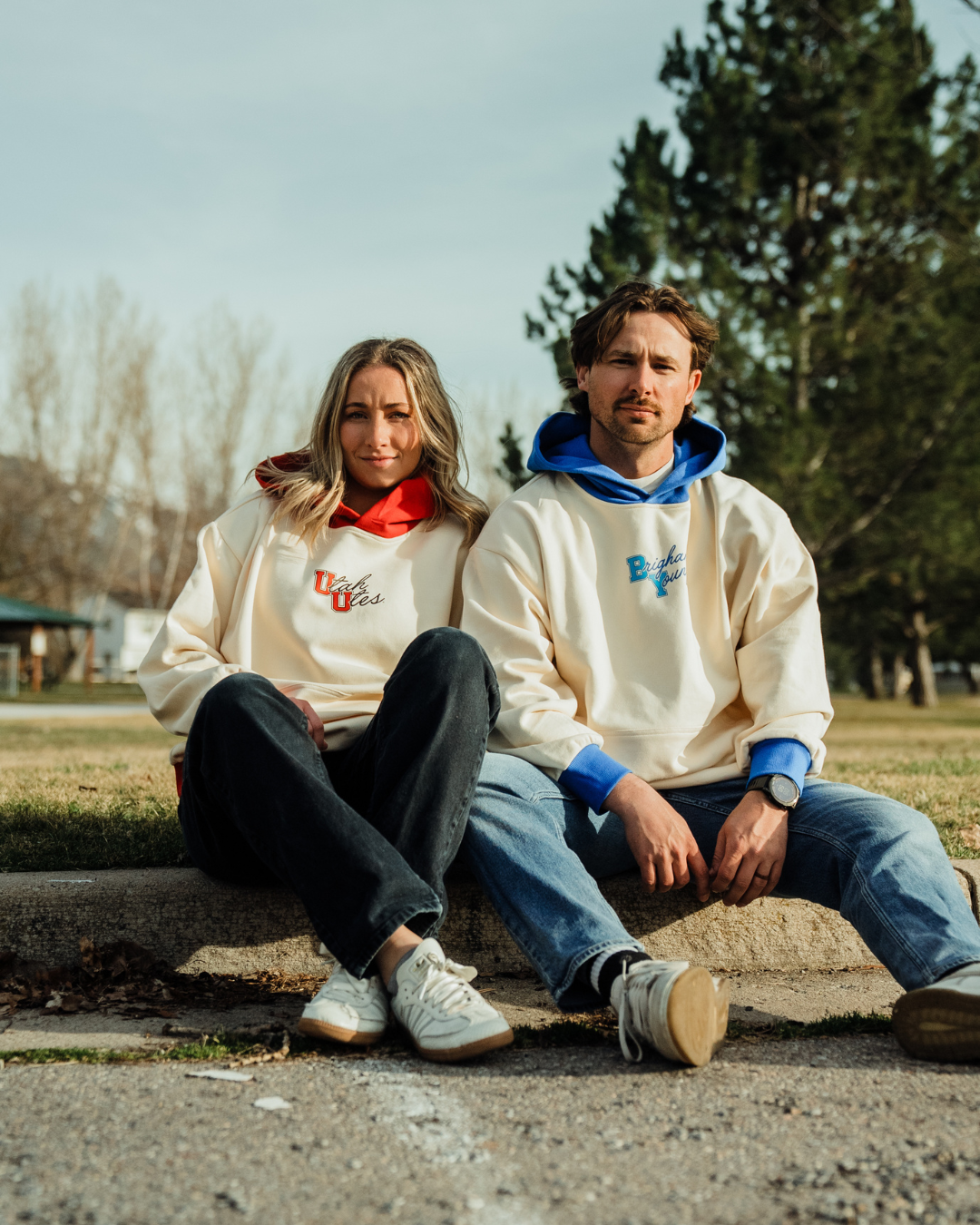 BYU - Color Block - Cougs Hoodie