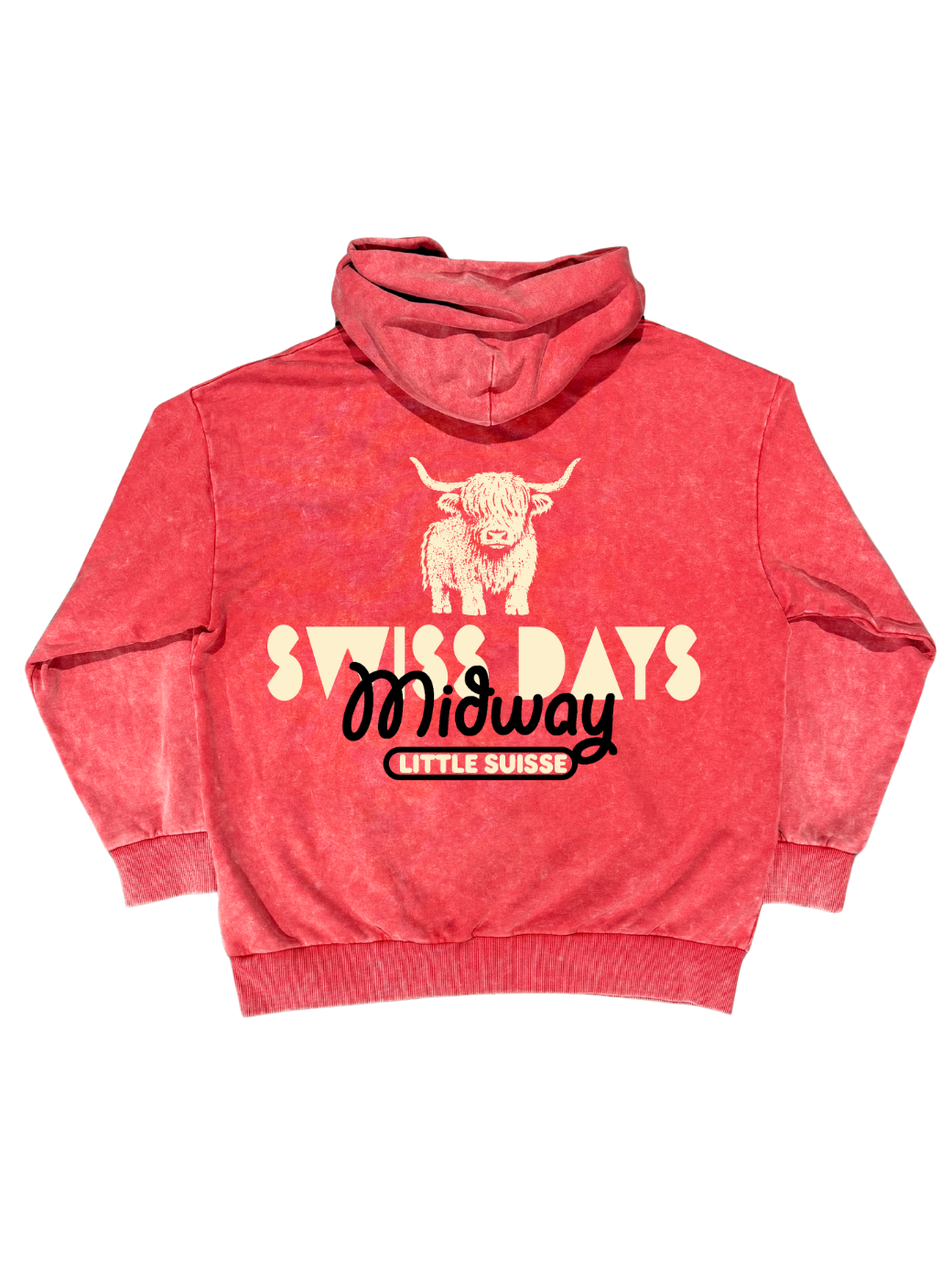 Swiss Days Hoodie - Red