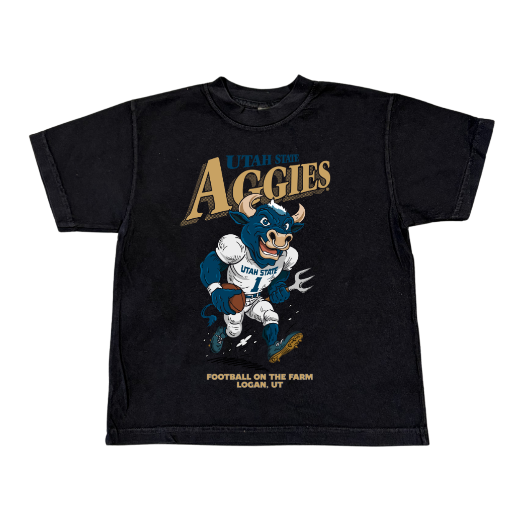 Youth Big Blue Football Tee