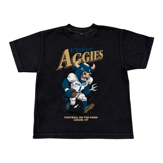Youth Big Blue Football Tee