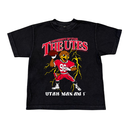 Youth Swoop Football Tee