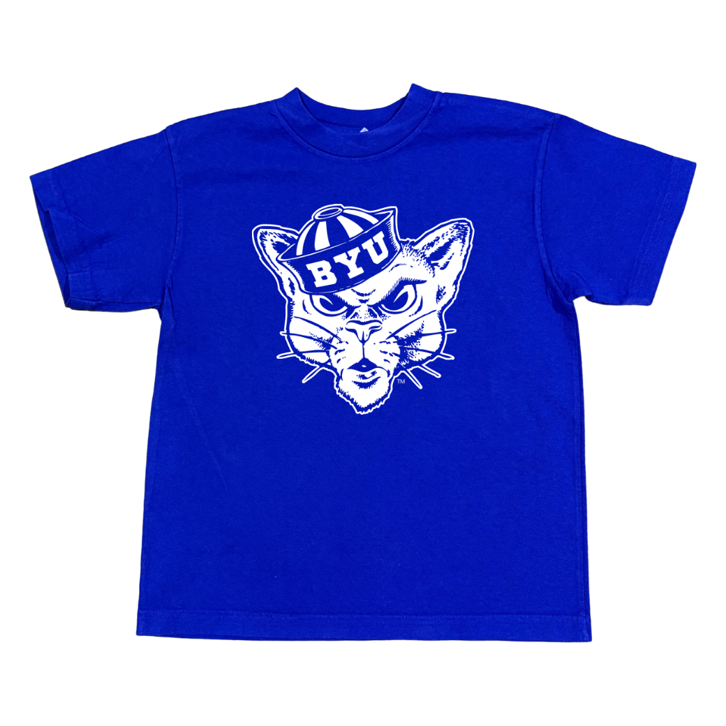 BYU - Blue - Youth Sailor Coug Tee