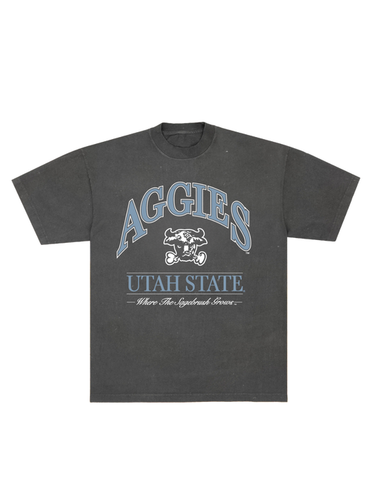 USU - Vtg Black Tee