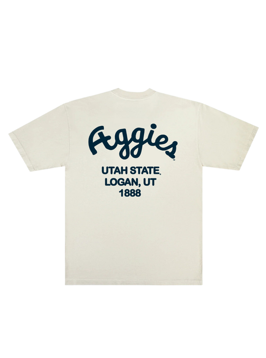 USU Colored Work Tee