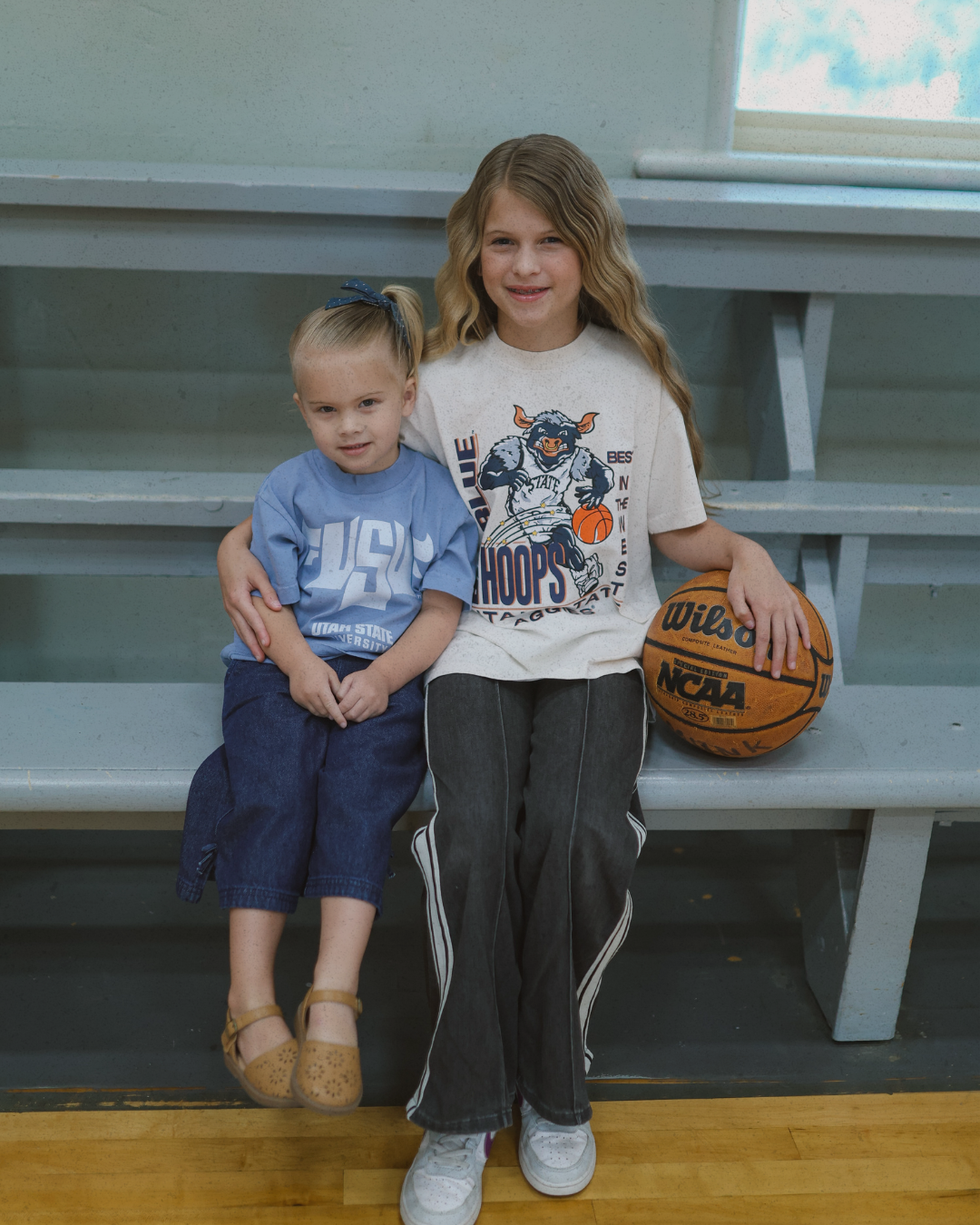 Youth Big Blue Hoops Tee