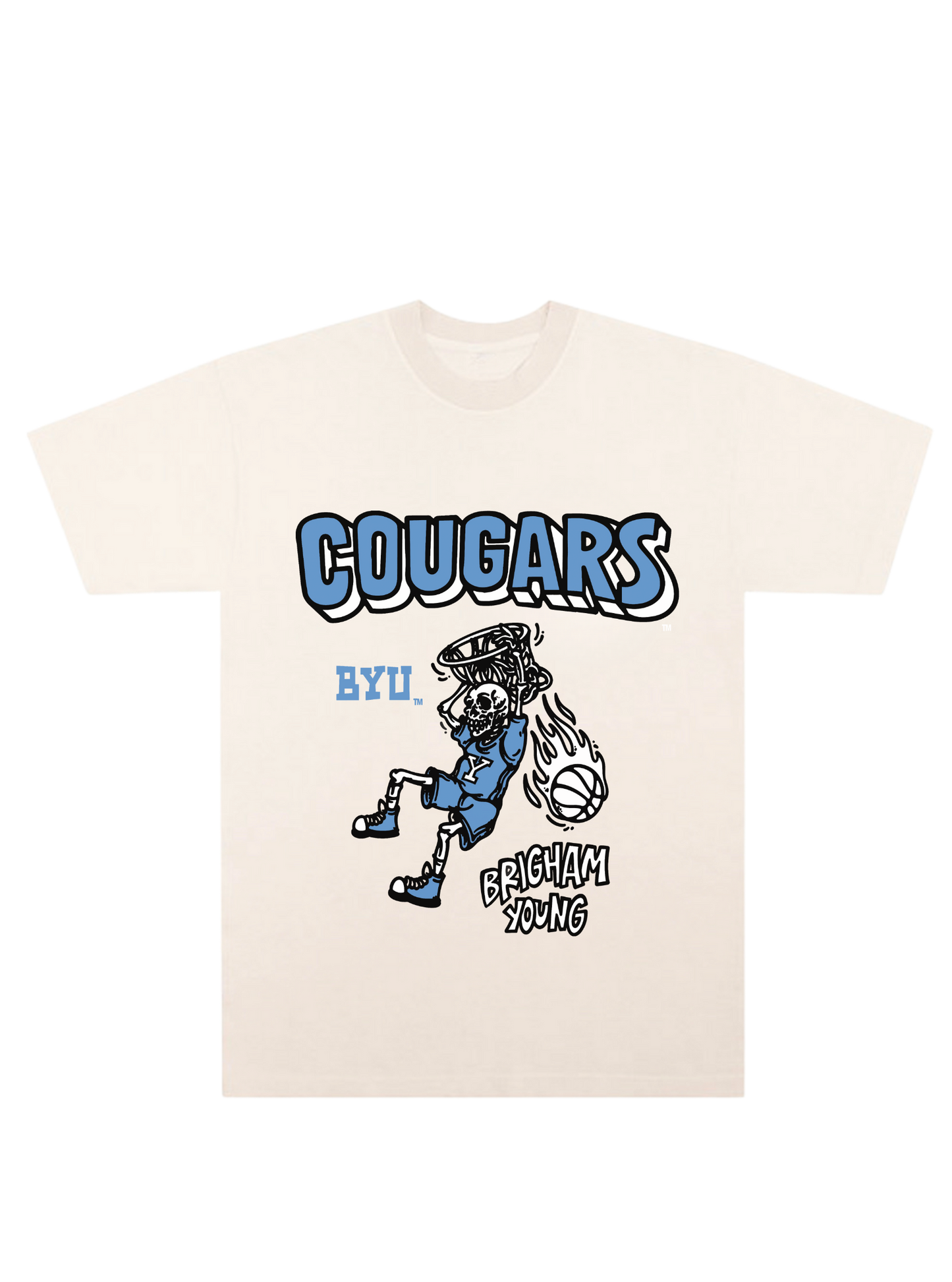 BYU- Skeleton Tee