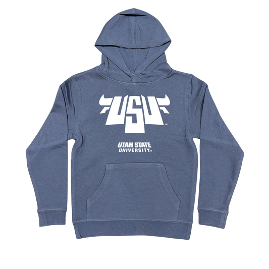USU - Youth Horns Hoodie