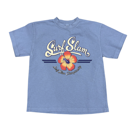 Youth Hibiscus Surf Tee