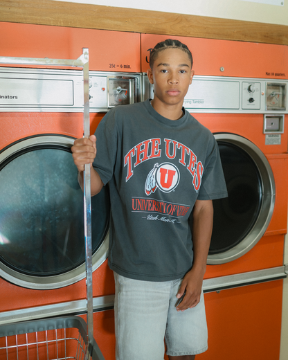 Utah - Vtg Black Tee