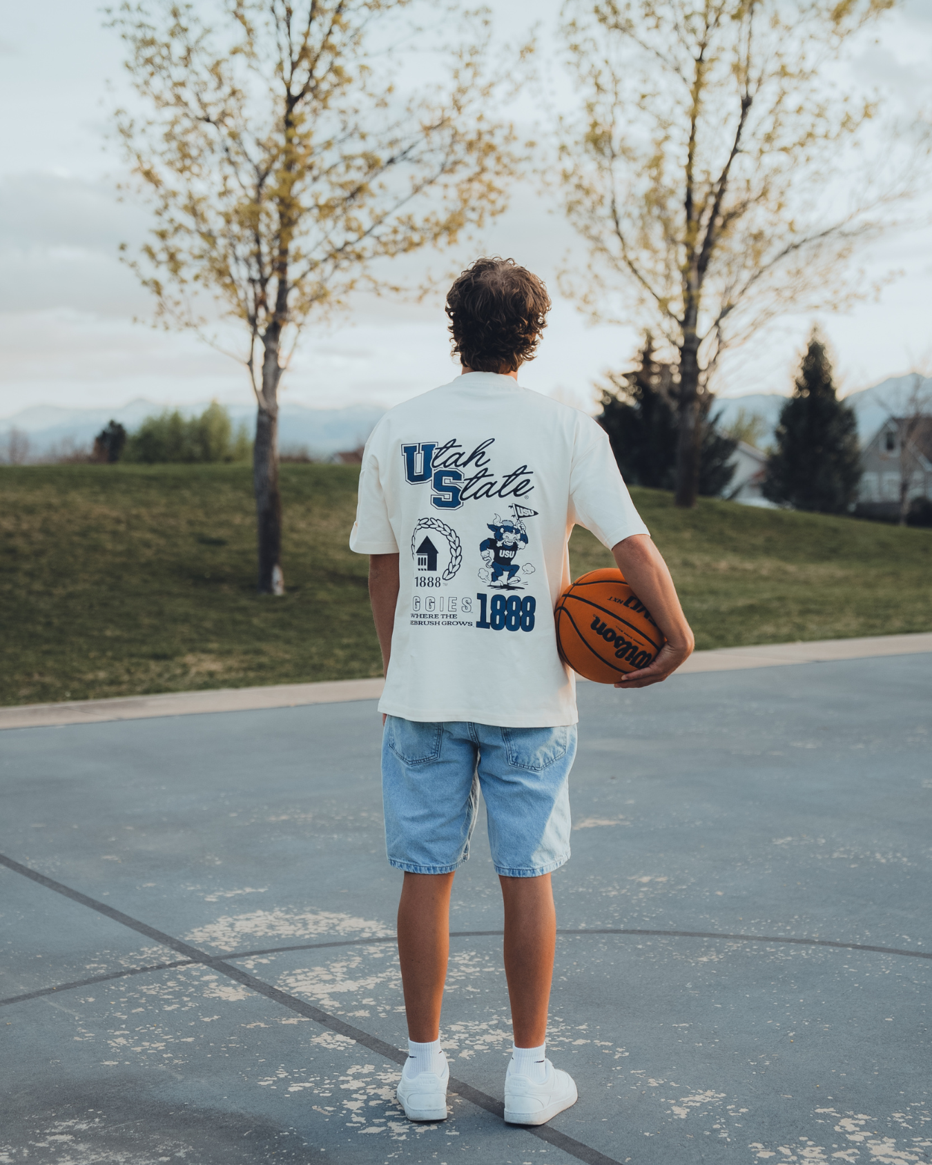USU - Aggies Ringer Tee