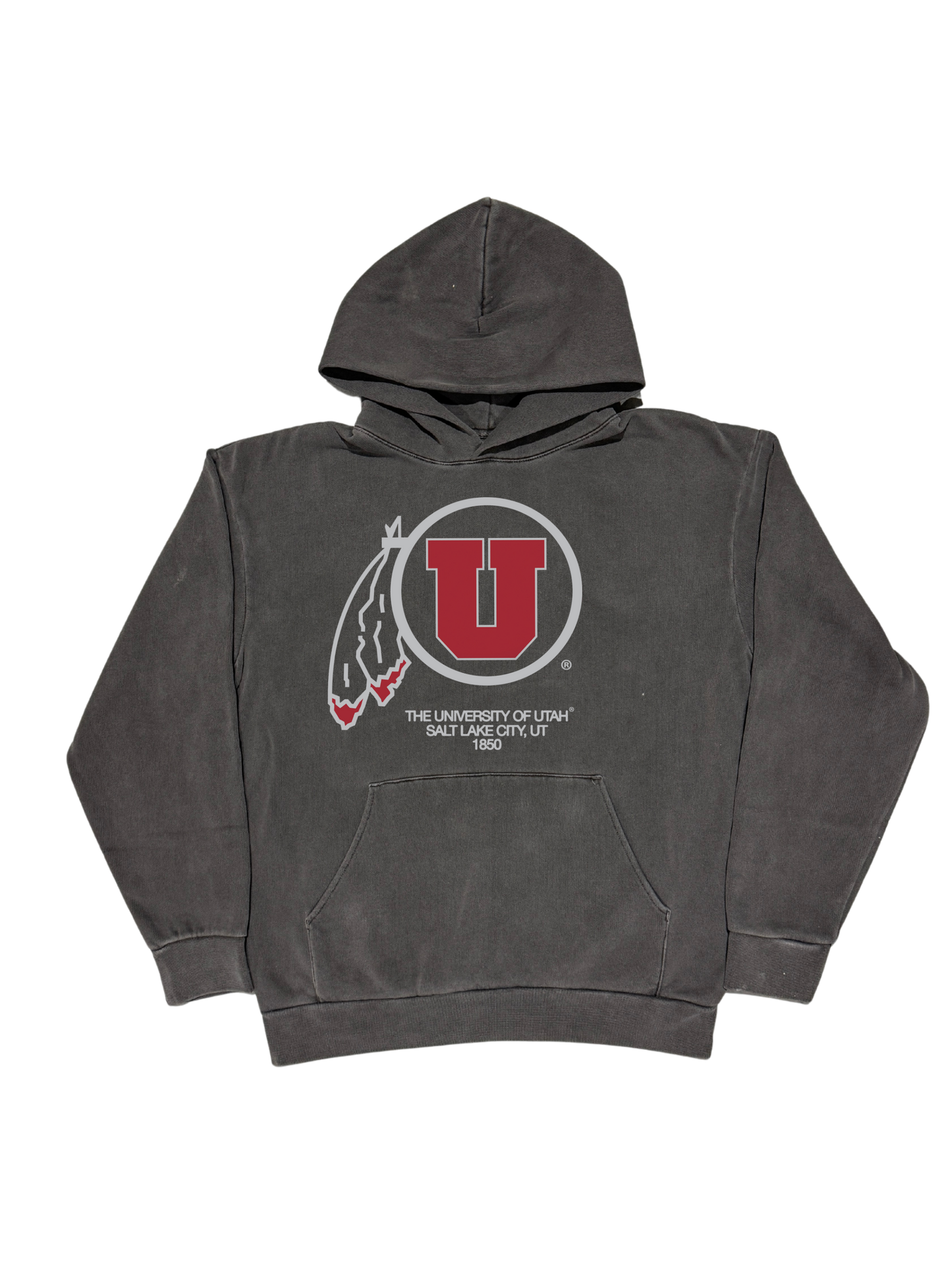Utah Utes - Dark Mode Drum & Feather Hoodie