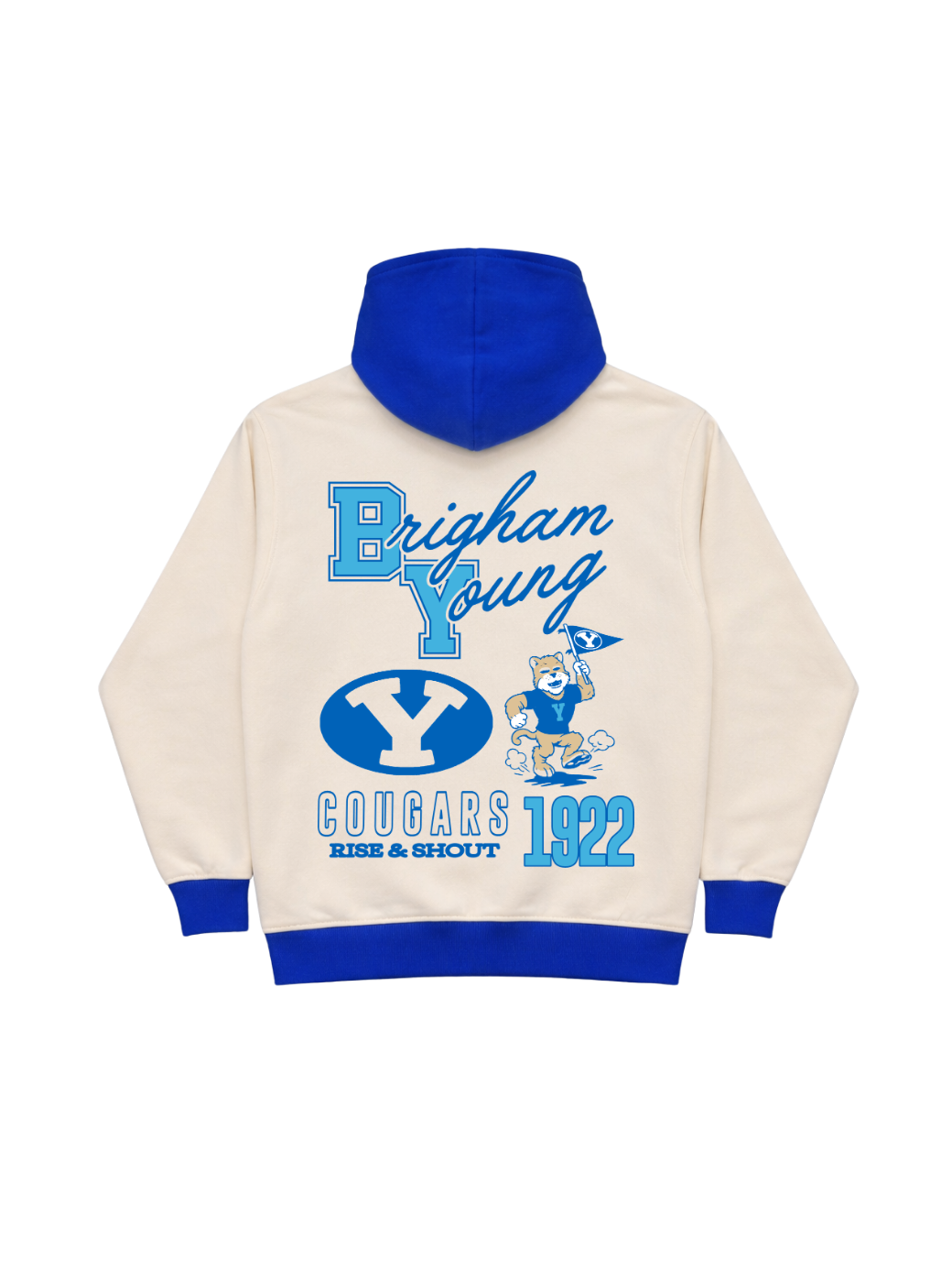 BYU - Color Block - Cougs Hoodie