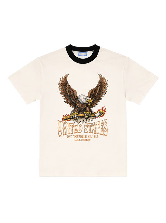 Free Bird Hockey - Ringer Tee