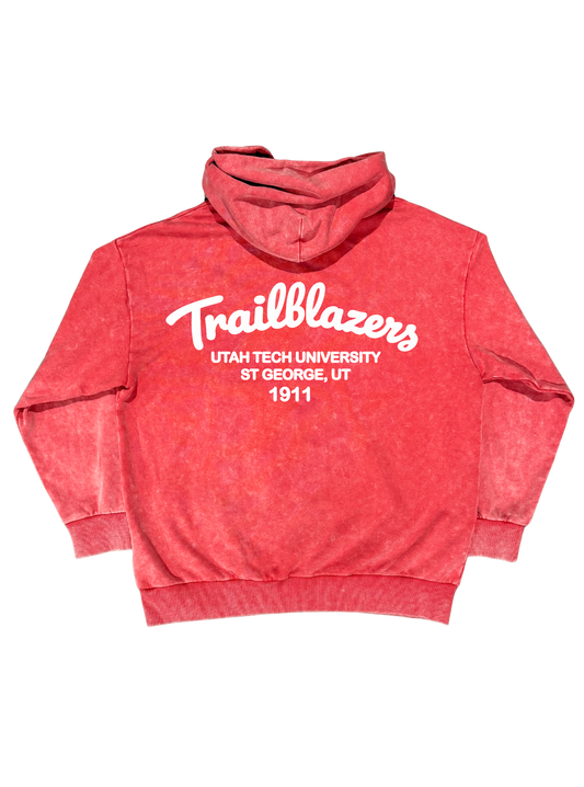 Utah Tech - Work Hoodie - Red