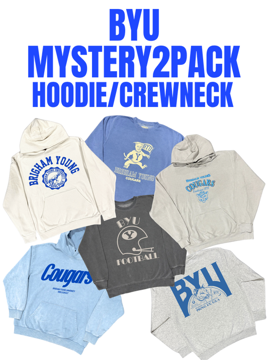 BYU - University Mystery 2 Pack - Hoodie/Crewneck