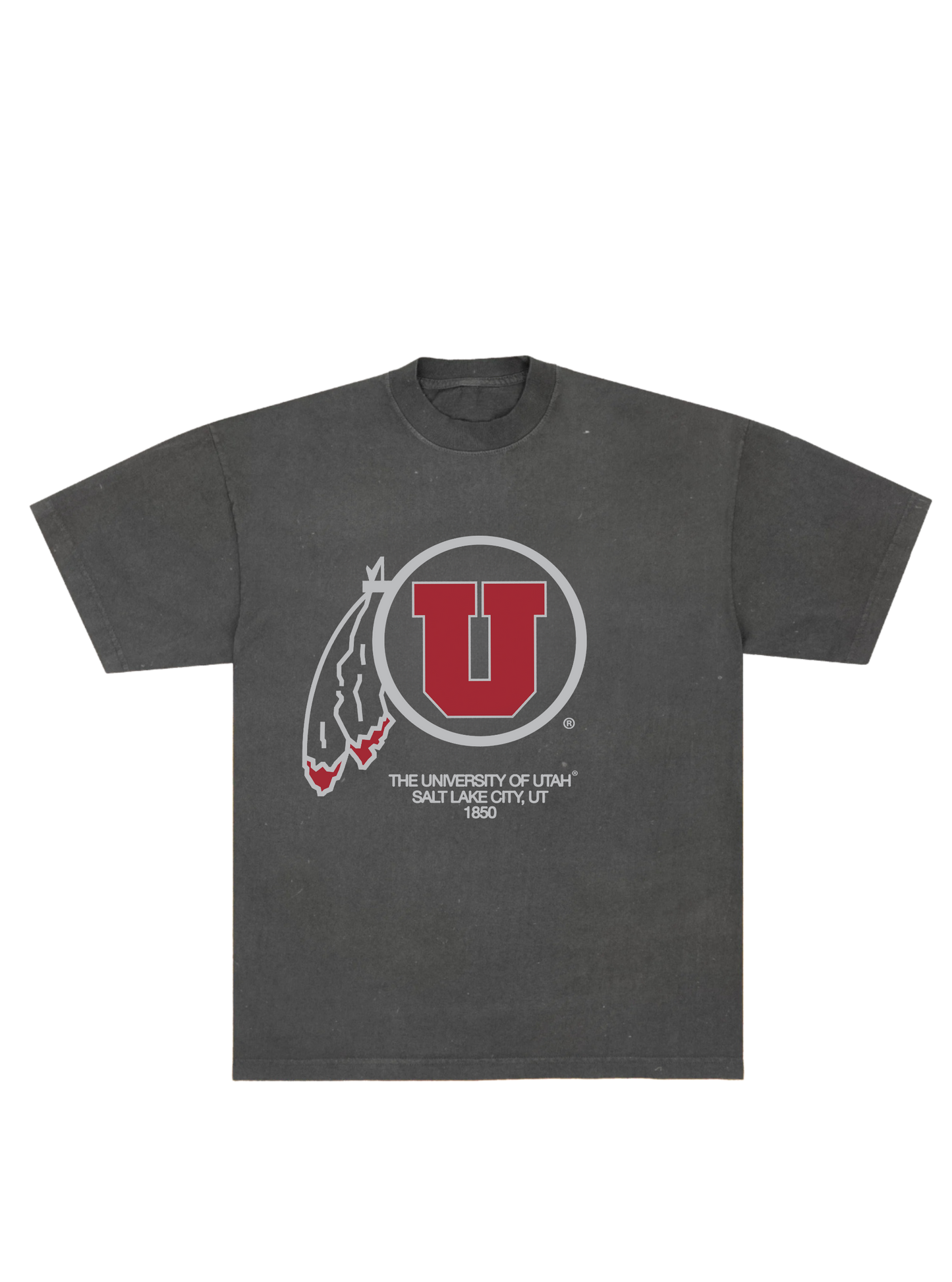 Utah Utes - Dark Mode Drum & Feather Tee